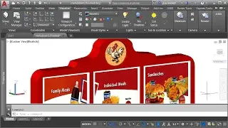 Использование AutoCAD для моделирования пользовательского 3D-контента для использования в InfraWo...
