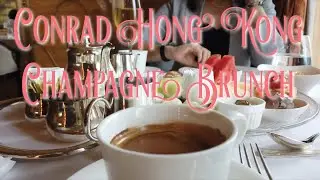 The free flow CHAMPAGNE brunch in Conrad Hong Kong