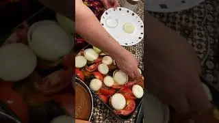 Vegan food - Middle eastern tapsi recipe