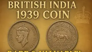 British India 1939  a small coin that carried the weight of an empire! #britishindia #coin #oldcoins