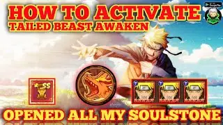 HOW TO ACTIVATE TAILED BEAST AWAKEN & OPENED NINJA SOULSTONE NINJA DUEL | NINJA LEGEND IDLE
