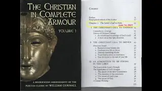 001st Live Reading of William Gurnall's 
