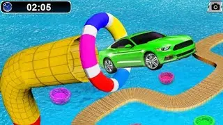 impossible crazy Car Stunts - part # 3 Maga Ramp Stunt car Racing