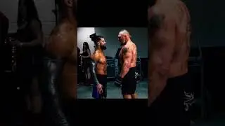 #brocklesnar And Finn Balor backstage at the royal rumble #shorts #wwe #royalrumble