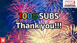Специальный выпуск, посвященный 1000 подписчикам, посвященный одиночному чемпиону Marvel.
