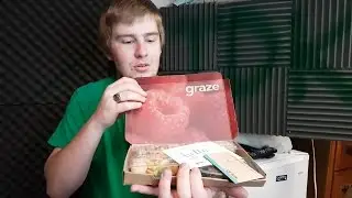 Graze Snack Box Sampler Eating / Unboxing
