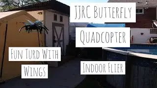 JJRC Butterfly Drone - Unboxing and Flight - Its A Fun Turd With Wings