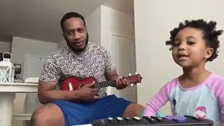 Adorable Father and Daughter Duo Jam Together - 1360198
