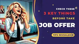 The Job Offer Puzzle In 2024: 3 KEY Things to Consider #joboffers