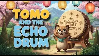 Tomo and the Echo Drum 🥁✨ | Moral Story for Kids | 3D Animated Japanese Folk Cartoon #fableflix