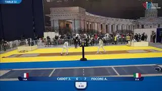 Foil of Saint-Petersburg 2019, T32 Foconi (ITA) - Cadot (FRA)