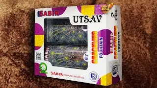 UTSAV Crackling Fountain Test | SABIR Fireworks