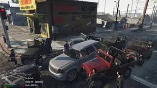 GTA V FatDuck RP: Entire Lunatix Gang FLEES at the SIGHT of Sir Swagface