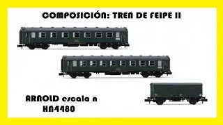Tren de Felipe II de ALSA. Arnold HN4480 de escala n. Época VI