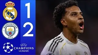 Manchester City vs Real Madrid 2-1 Highlights Rodrygo_Goal &bull; Nico O&rsquo;Riley Erling Haaland GoalS