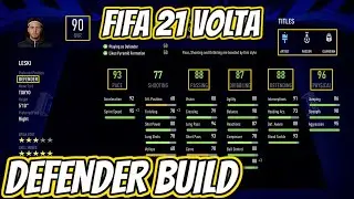 LOCKDOWN DEFENDER BUILD in VOLTA! - Best Player Build - FIFA 21