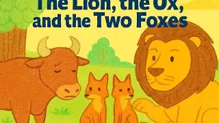 The Lion, the Ox & the Two Foxes | Gentle Bedtime Story for Kids | Read Aloud | SmartBabyToon