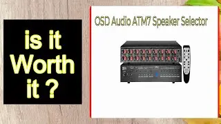 OSD Audio ATM7 Speaker Selector Features - Important Information
