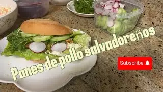 Panes salvadoreños de pollo 🐥🧅🍅🫑🥒🥕🫜🥬