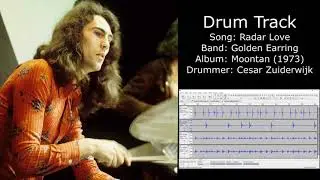 Radar Love (Golden Earring) • Drum Track