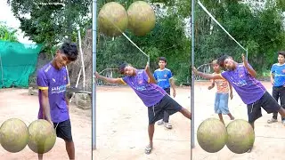 ស្មាត់Woo លេងLato Lato បាល់និងដូង