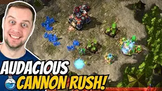 Cannon Rush audacious idea! | Cannon Rush in Grandmaster #193 StarCraft 2