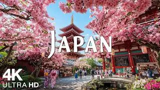 Japan 4K | Spring in Japan Through Pink Blossoms, Mountain Lakes and Quiet Villages