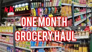 My Monthly Grocery Shopping KK Mart Vlog🛒🛍️/