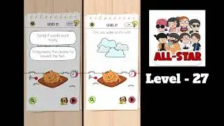 Brain Test All Star Level 27 Can you wake up my cat?