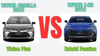 Toyota Corolla Vision Plus 1.5 VS Toyota C-HR Hybrid Passion 1.8 | Hangisini almalı🤔