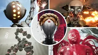 Atomic Heart + Annihilation Instinct - All Bosses with Cutscenes