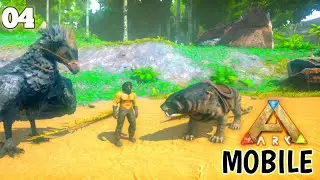 ARK ULTIMATE MOBILE | taming ARGENTAVIS and SABERTOOTH | fun with NJ king gaming episode 4