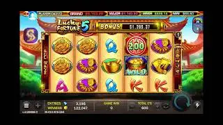 $1000 win on this slot game golden dragon