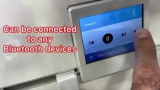 Mini audio background, music amplifier for small retail store or coffee shop