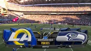 2025 NFC CHAMPIONSHIP Rams vs Seahawks FOX intro TSN Highlights