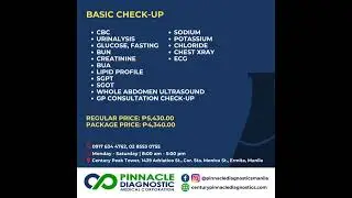 Pinnacle Diagnostics | Basic Check-Up