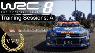 WRC 8 Gameplay Training Sessions A