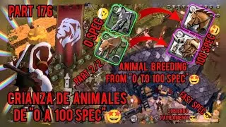 Albion Online Animals Breeding from 0 to 100Spec😎 Crianza de Animales de 0 a 100Spec😎 Part 2/2😉