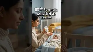 ठंड में Formula Milk कैसे दें? | Safe Feeding Tips | Baby Care Hindi #shorts