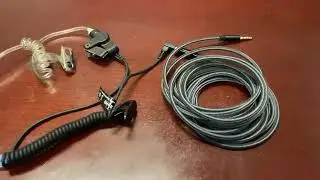 MaximalPower 2 Pack 3 5mm Listen Only Acoustic Tube Earpiece, GREAT Ear Pieces, Very Solid