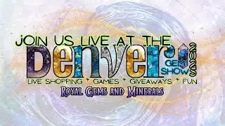 Last Live From the Denver Gem And Mineral Show 2025 Pick Your Piece Crystal Shopping Virtually