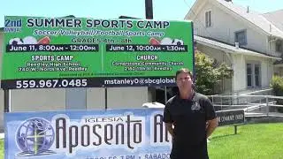 Sports Camp Tony Gates Football Reedley High Head Football Coach