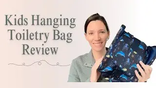 Remobia Hicol Kids Hanging Toiletry Bag Review | Best Cartoon Travel Bathroom Organizer for Kids
