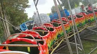 De achtbanen van Attractiepark De Waarbeek