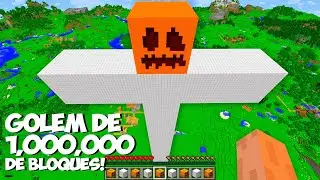 ¡Nunca CONSTRUYAS UN GOLEM DE 1,000,000 DE BLOQUES en Minecraft! 😨