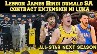 Lebron James Hindi dumalo SA contract extension ni luka | all Star next season
