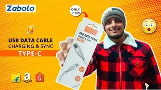 Zabolo TYPE-C  USB Data Cable | Fast Charging & Sync Data Cable #datacable