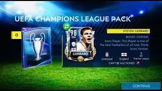 TOP 10 GREATEST PACK PULLS IN CHAMPIONS LEAGUE |Prime icon Gerrard pack opening/Gameplay fifa Mobile