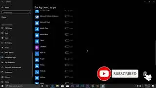 save PC battery life by turning off background apps on windows 10