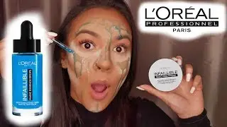 NEW L'OREAL INFAILLIBLE MAGIC PREPPING ESSENCE DROPS & MAGIC LOOSE SETTING POWDER REVIEW